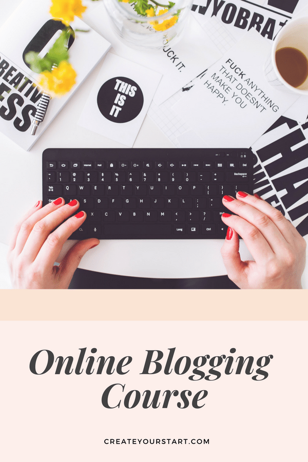 Online Blogging Course